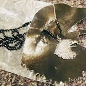 Silver Eagle Pendant Necklace